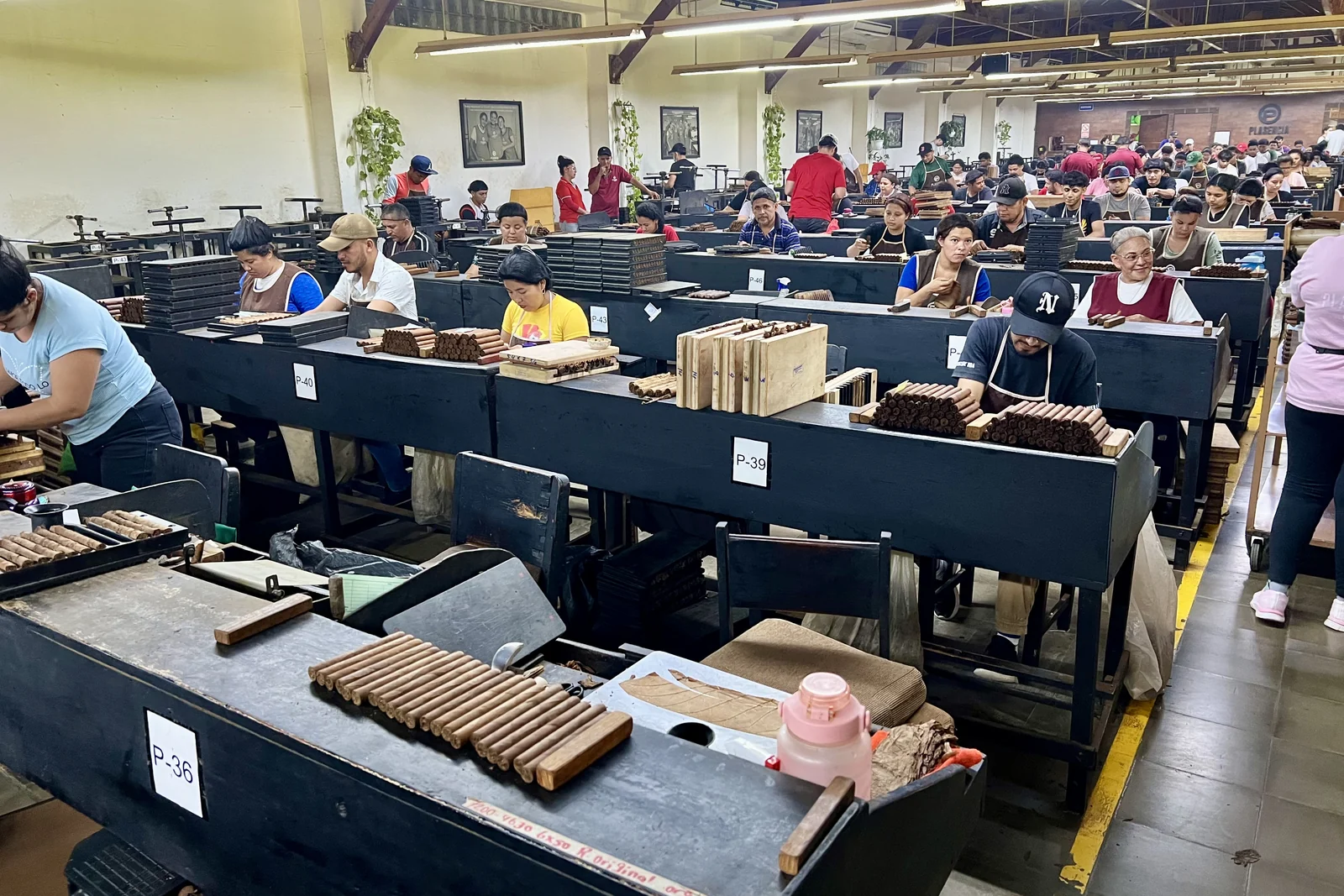 ONTCSA tobacco workshop and production environment in Nicaragua