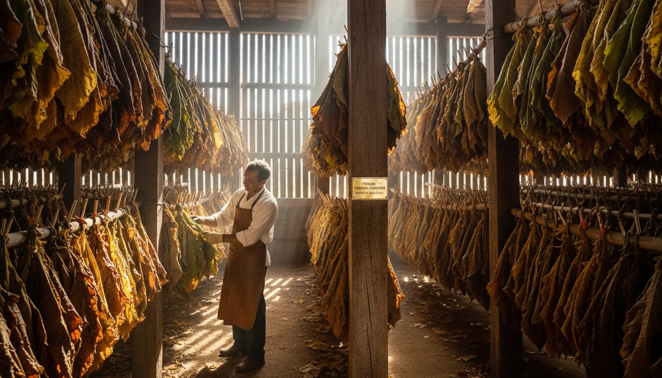 Fermentation pilon tobacco stack